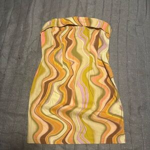 Wild Fable Womens Twill Strapless Bodycon Dress